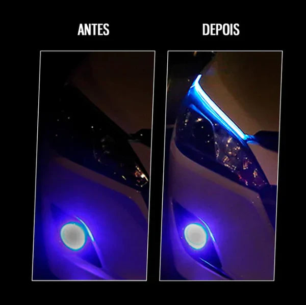Fita led sequencial para Capô + Farol (Kit Iluminação Limitado)