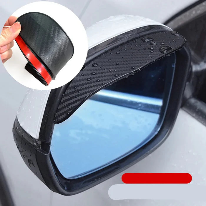 Protetor de Espelho Retrovisor Antichuva em Fibra de Carbono