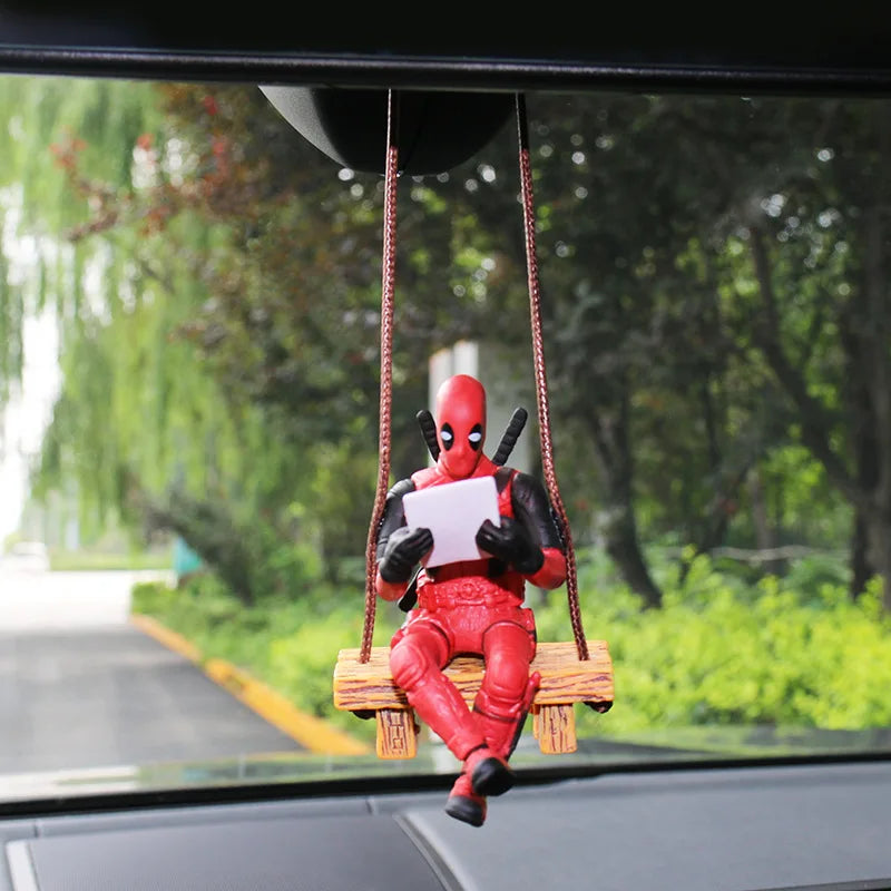 Action Figure - Deadpool no Balanço Decoração para Carro