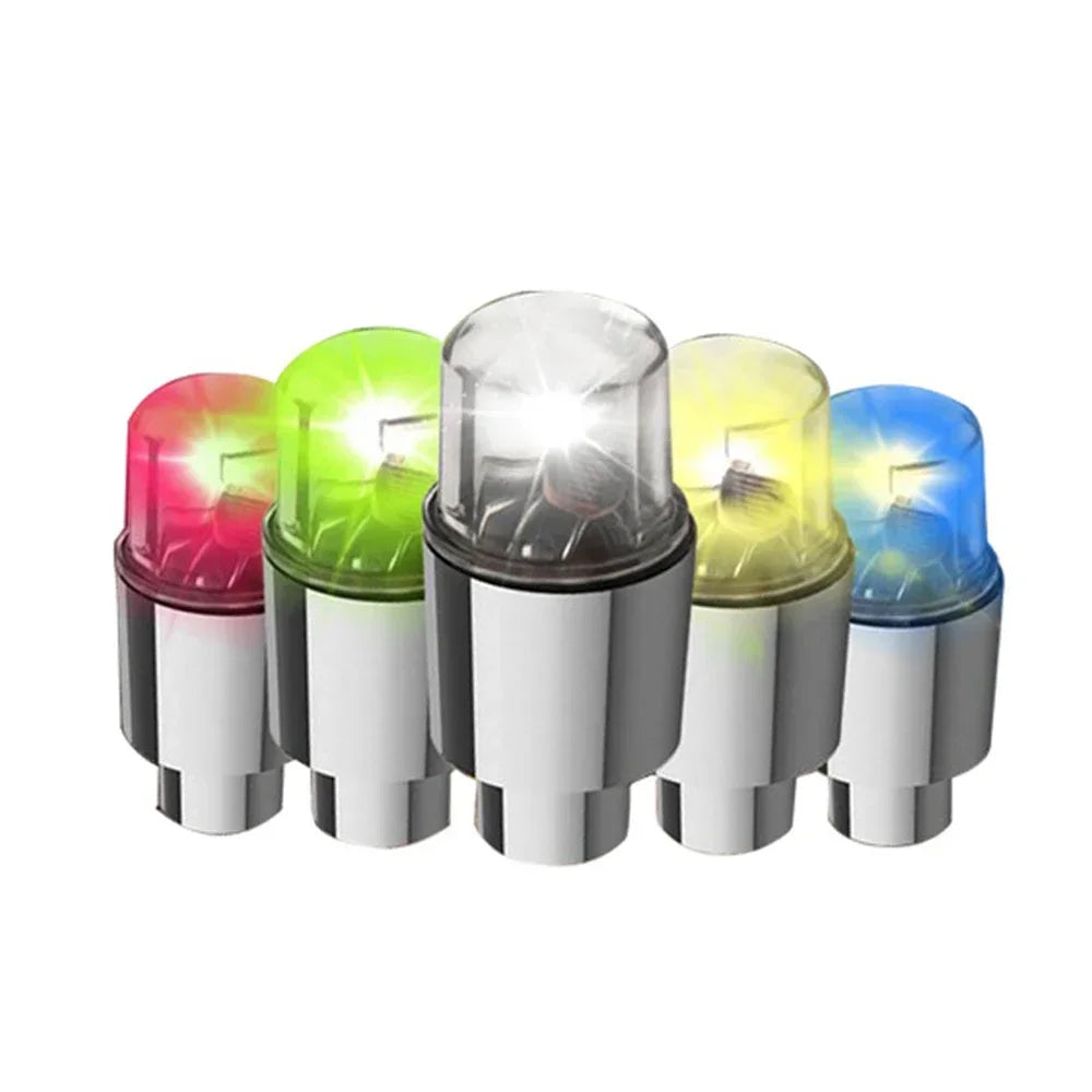 Kit Tampa de Válvula de Pneu em LED Colorido